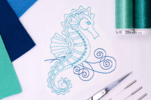 Read more about the article Redwork Seahorse