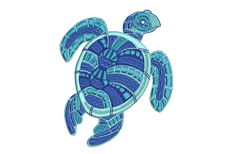 Blue Turtle 1 | Hatch Free Designs