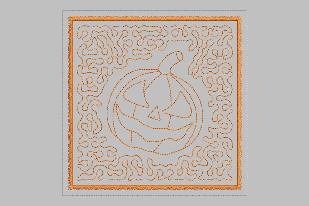 Free-Designs-Halloween-Quilt - pumpkin 1